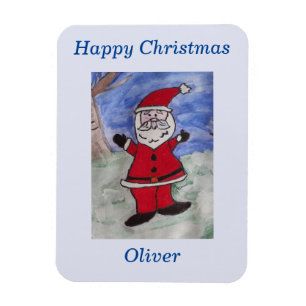 Lycklig juljul magnet
