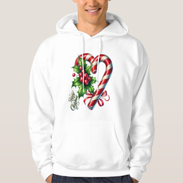 Lycklig julklapp hoodie (Framsida)