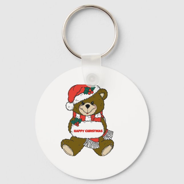 Lycklig julklapp nyckelring (Framsida)
