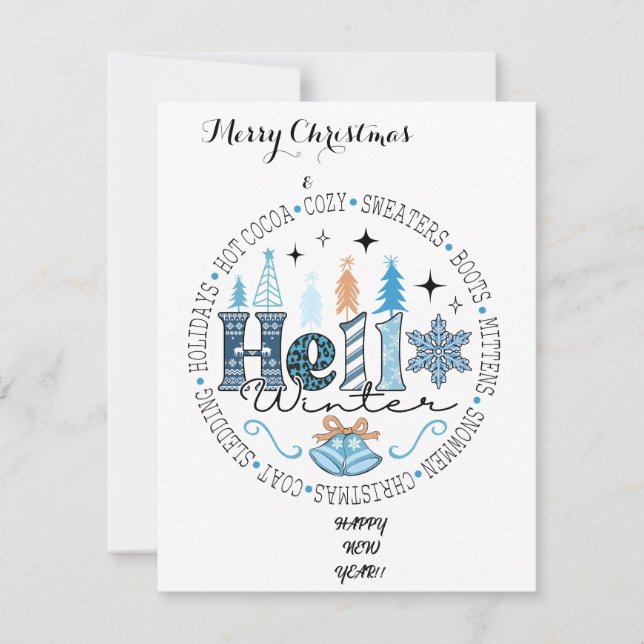 Lycklig Julkort (Framsida)