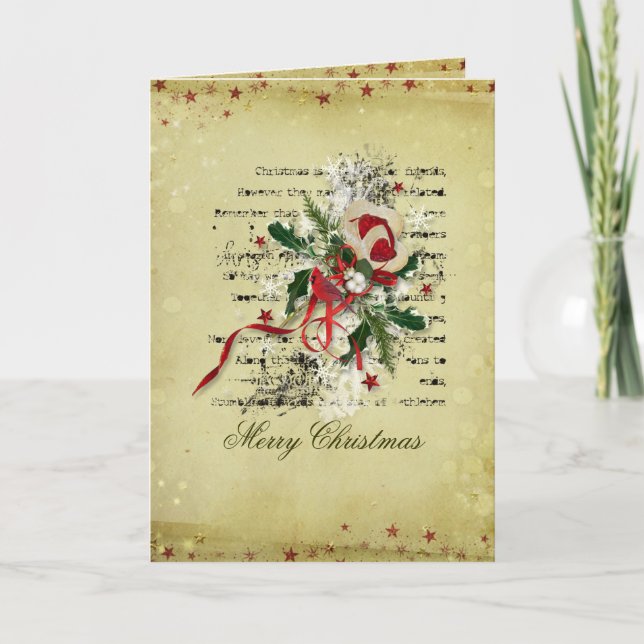 Lycklig julkort helgkort (Framsida)