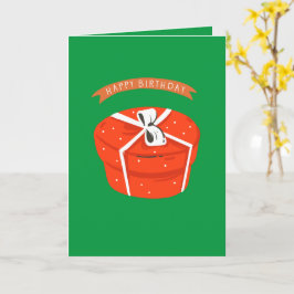 Lycklig julkort kort