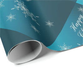 lycklig-julmas, unik, glansig, Papper. Presentpapper