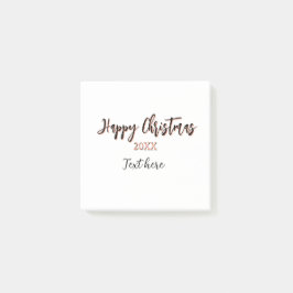 Lycklig julpersika svarta året namn närmare uppgif post-it block