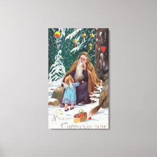 Lycklig julTime pappa jul med Canvastryck