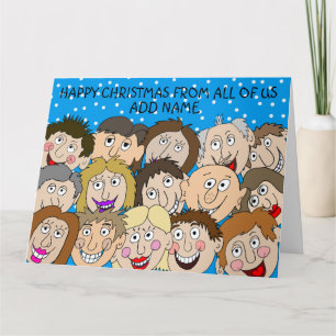 Lycklig-jultoman från oss alla kort