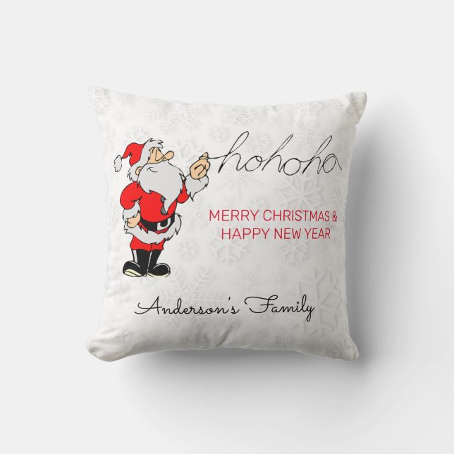 Lycklig Jultomten Kudde (Framsida)
