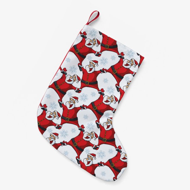 Lycklig Jultomten Liten Julstrumpa (Framsidan (Hängande))