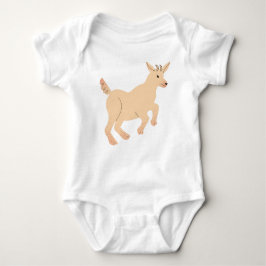 Lycklig Jumping Goat Kid T Shirt