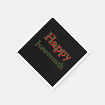 LYCKLIG JUNETEENTH NAPKINS