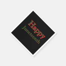 LYCKLIG JUNETEENTH NAPKINS