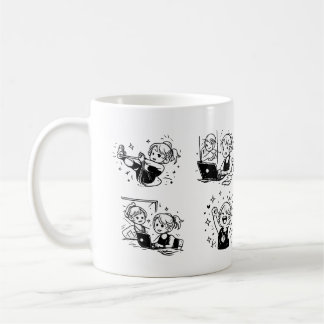 lycklig kaffemugg