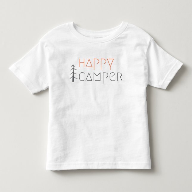 lycklig-kameran. Småbarn T-Shirt (Framsida)