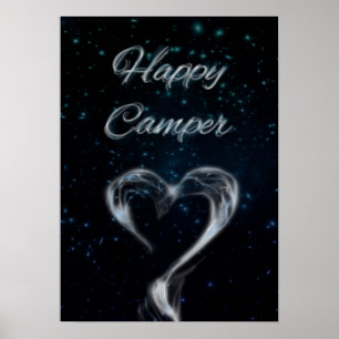 lycklig kamper kärlek rök poster