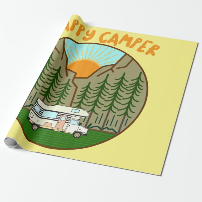 Lycklig kamper - Vanlife-bild #7 Presentpapper (Utrullad)
