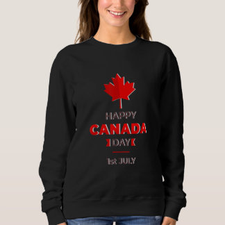 Lycklig Kanada Dag 1 juli T Shirt