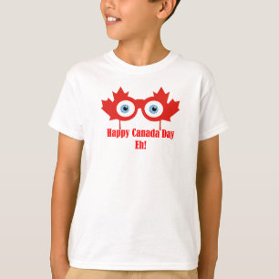 Lycklig Kanada-dagen Eh Maple Löv TShirt T Shirt
