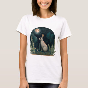 Lycklig-kanin i Moonlight T Shirt
