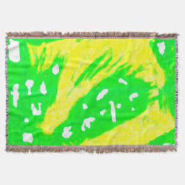 Lycklig känner Throw Blanket Mysfilt