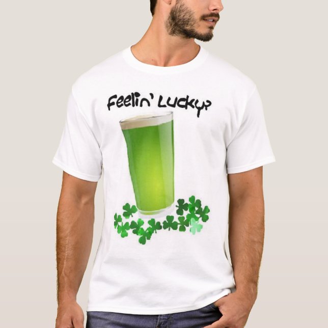 lycklig känsla? tee (Framsida)