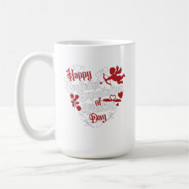 Lycklig kapitalistiskt utnyttjande av olycksdagen kaffemugg