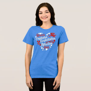 Lycklig kapitalistiskt utnyttjande av olycksdagen t shirt