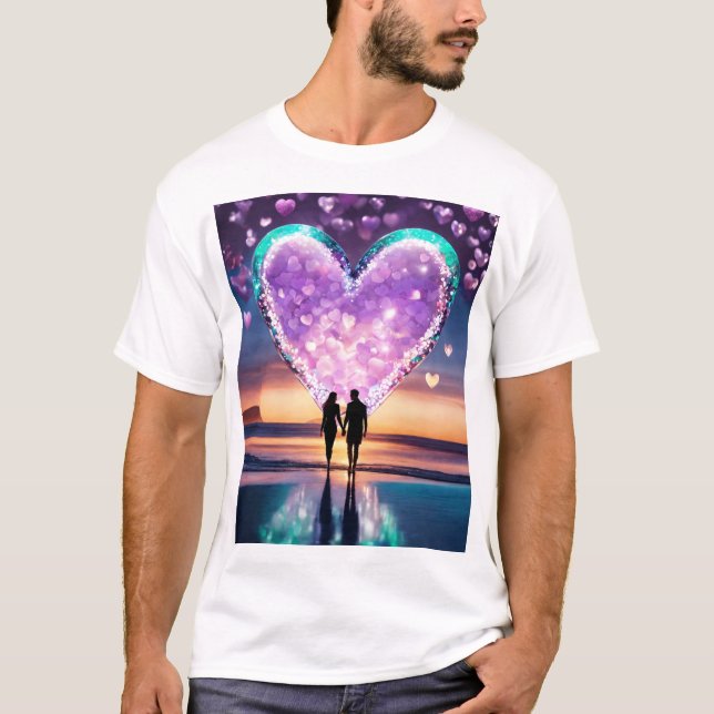 Lycklig kärlek t shirt (Framsida)