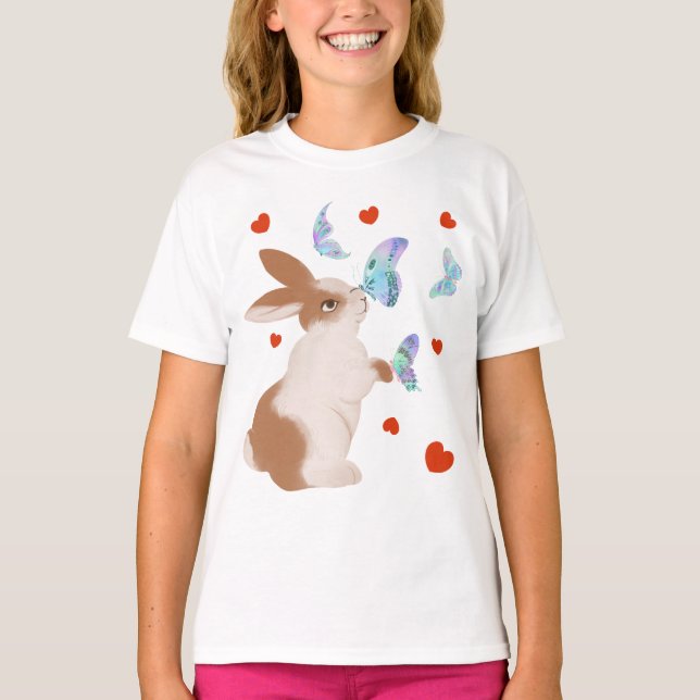 lycklig kärlek t shirt (Framsida)