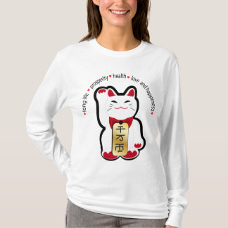 Lycklig katt - Maneki Neko T-shirt