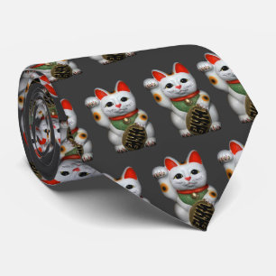 Lycklig kattTie Slips
