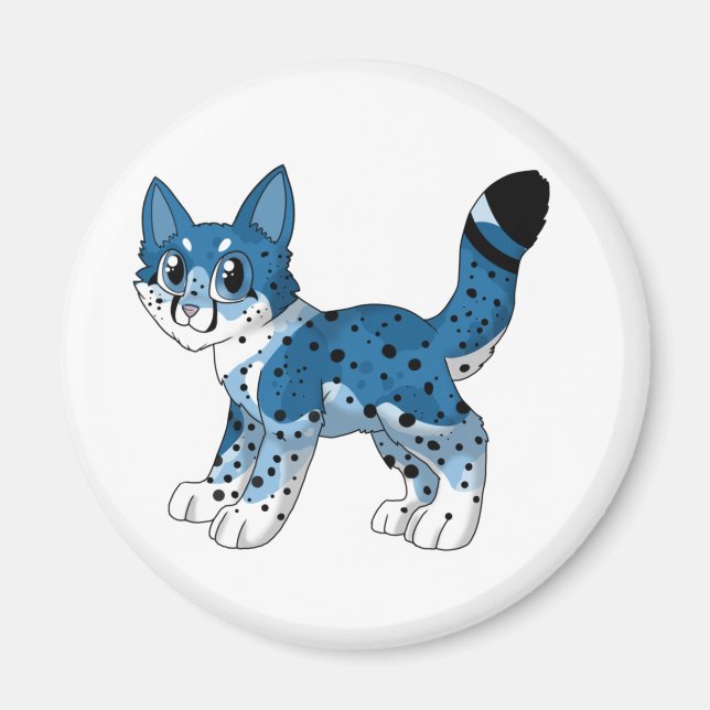 LYCKLIG KATTUNGE MAGNET (Framsidan)