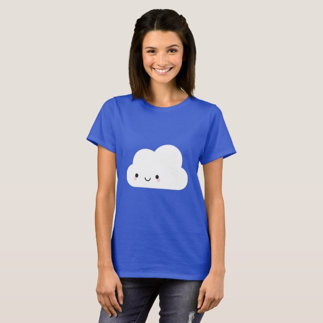Lycklig Kawaii Cloud Tee (Hel framsida)