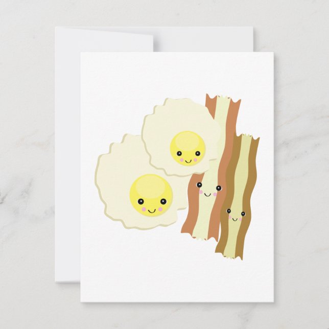 lycklig kawaii frukost (Framsida)