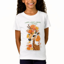 lycklig kawaii giraffe halloween