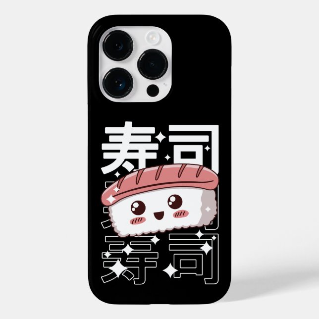 Lycklig Kawaii Sushi Japanska livsmedelsgift Älska (Baksida)