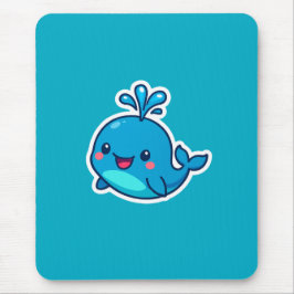 Lycklig Kawaii Whale Sticker - Cute Ocean Friend Musmatta