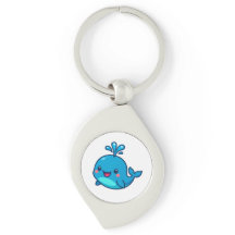 Lycklig Kawaii Whale Sticker - Cute Ocean Friend