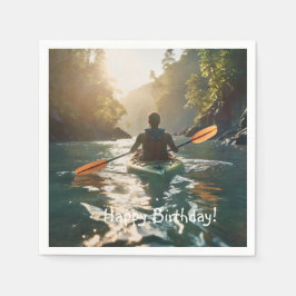 Lycklig Kayaking Pappersservett