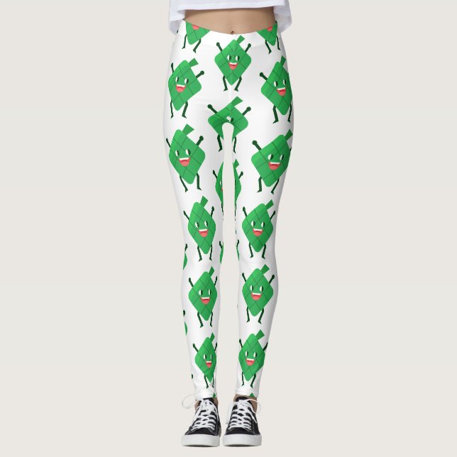 lycklig Ketupat leggings (Framsida)