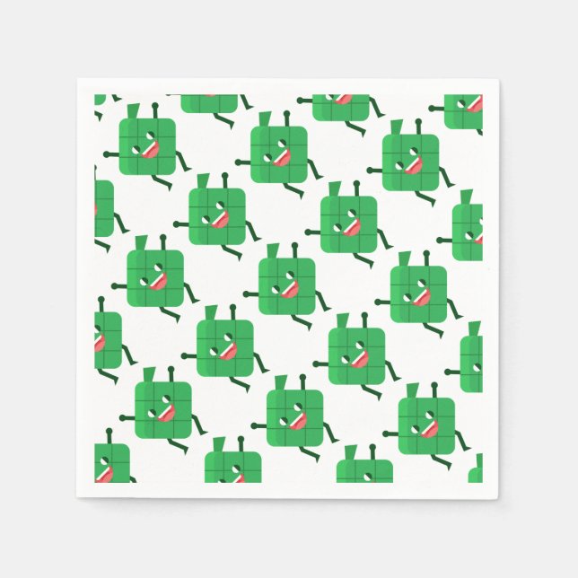 lycklig ketupat pappersservett (Framsidan)