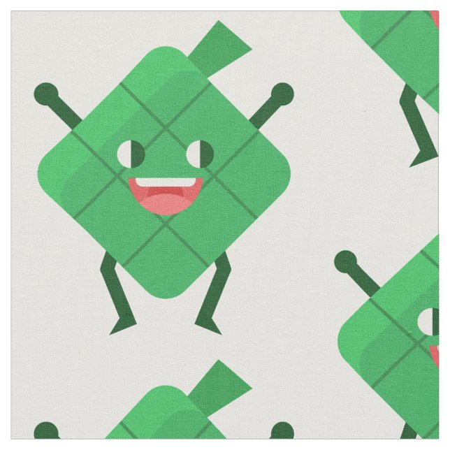 lycklig Ketupat-tyg Tyg (Närbild)
