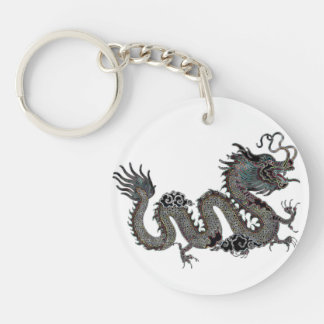 Lycklig keychain för Zodiacdrake |