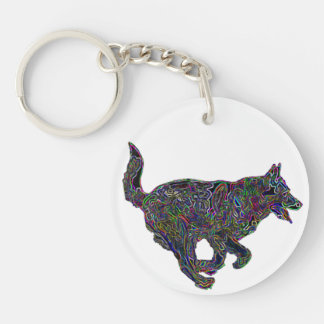 Lycklig keychain för Zodiachund |