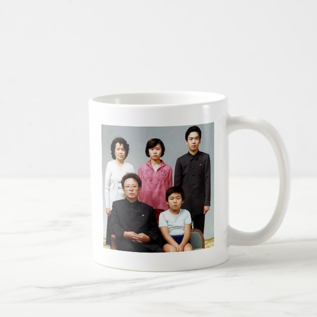 Lycklig Kim familj Kaffemugg (Höger)