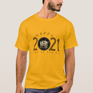 Lycklig kinesisk räv nyår 2021 Manar T Shirt