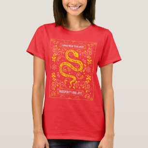Lycklig Kinesiskt nyår 2025 T-Shirt