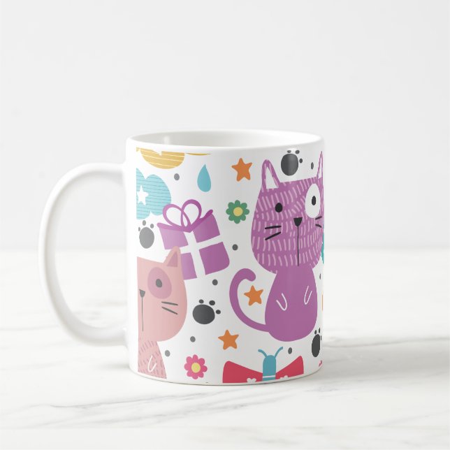 LYCKLIG KITTENS KAFFEMUGG (Vänster)