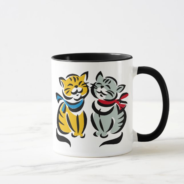 Lycklig Kittens Mugg (Höger)