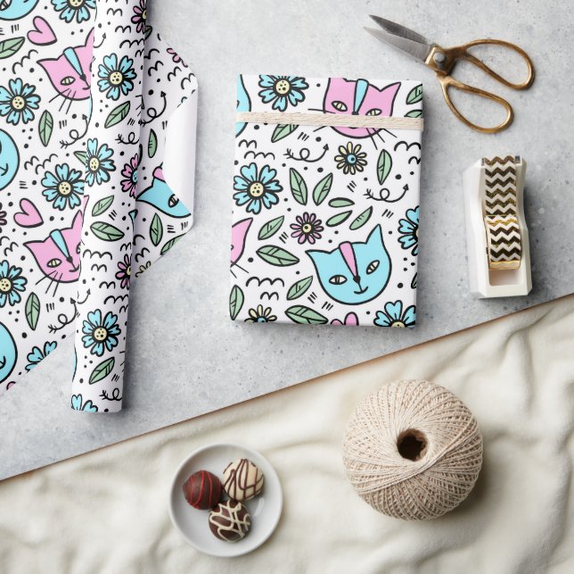 Lycklig Kittens Presentpapper (Hantverk)