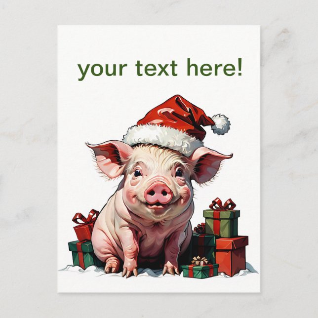 lycklig klippt vykort (Framsida)